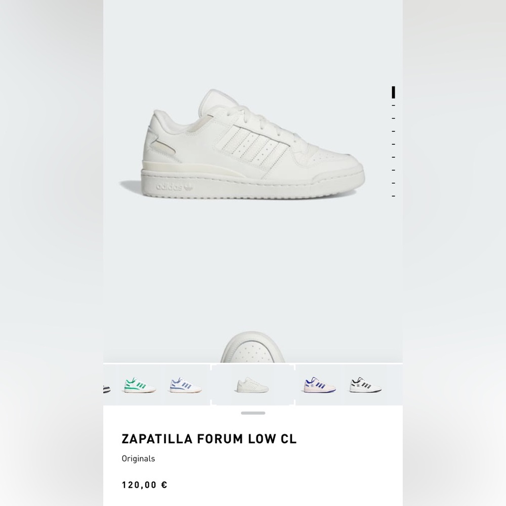 Adidas White Sneakers Low-Top Leather Design